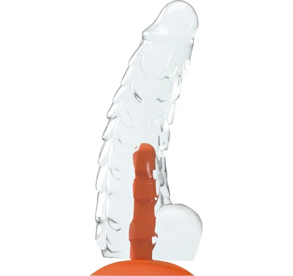 Bronto Dildo Clear XL Ventouse L 28 Ø 8 Cm 3 Bronto Dildo Clear XL Ventouse L 28 Ø 8 Cm