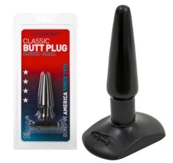 Plug Anal Doc Johnson 11 X 2.5 Cm Noir