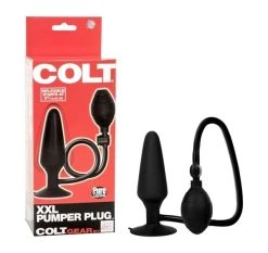 Colt Pumper Plug Gonflable Silicone Avec Noyau Interne Dur