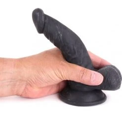 Cox Dildo Arqué 2 Black Ventouse 16 X 4 Cm - Dildoshop