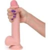 Cox Dildo Articulé Peau Glissante Et Ventouse Flesh 23.50 X 4.40 Cm
