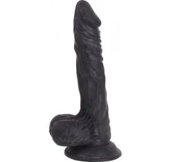 Cox Dildo Black Ventouse 22 X 4 Cm - Dildoshop