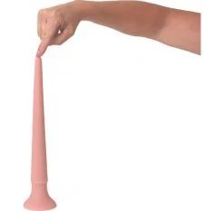 Cox Dildo Progressif Et Gradué Avec Ventouse Silicone Flesh 29 X 3.5 Cm