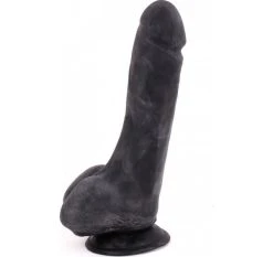Cox Dildo Super Souple Ventouse Black 22 X 4.5 Cm - Dildoshop