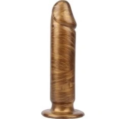 Dildo Phut Dong Gold L 22.5 Ø 5 Cm