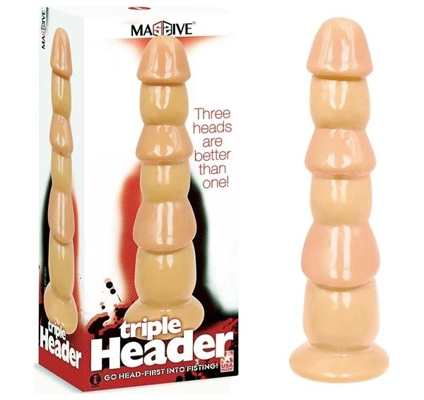 Massive Dildo Triple Header Ventouse 30.5 X 6.7 Cm 3 Massive Dildo Triple Header Ventouse 30.5 X 6.7 Cm