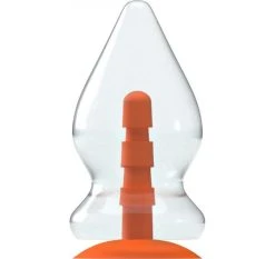 Pachy Plug Transparent XXL Ventouse L 22 Ø 12 Cm