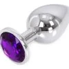 Plug Anal Strass Pourpre L 9.5 Ø 4 Cm -dildoshop plug anal strass pourpre l 95 o 4 cm