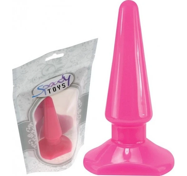 Plug Rose Néon 10.5 x 2.8 cm - dildoshop Plug Rose Néon 10.5 X 2.8 Cm - Dildoshop -dildoshop plug pourpre neon 10 cm