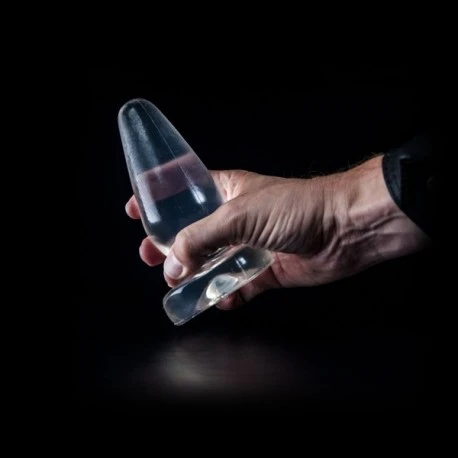 Plug Transparent Large 15 X 6 Cm - Dildoshop 3 Plug Transparent Large 15 X 6 Cm - Dildoshop